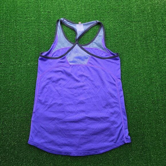 Nike Tank Top Womens Small Blue Sleeveless Dri-Fit Racerback Mesh Gym Yoga - Picture 10 of 11